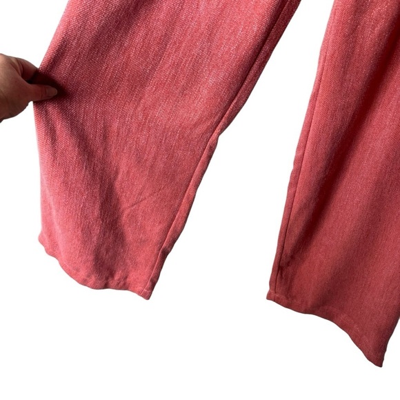 Aura Wide Leg Trouser Pants in Red Tweed Medium - Picture 3 of 8